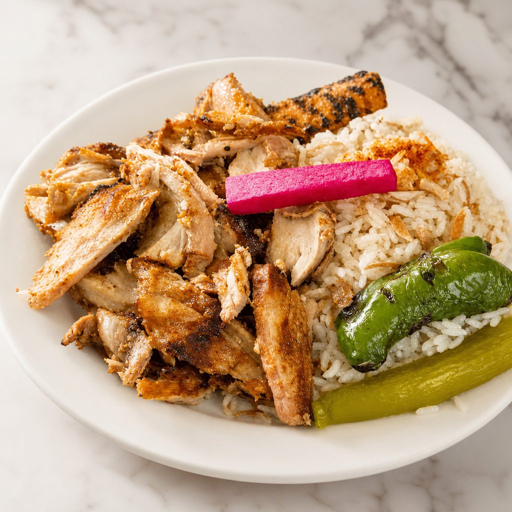 Chicken Shawarma Plate.