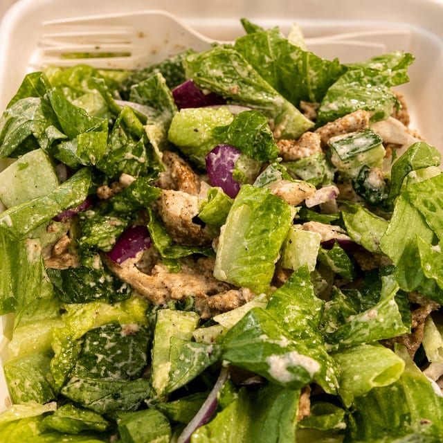 Chicken Shawarma Salad (Dinner).